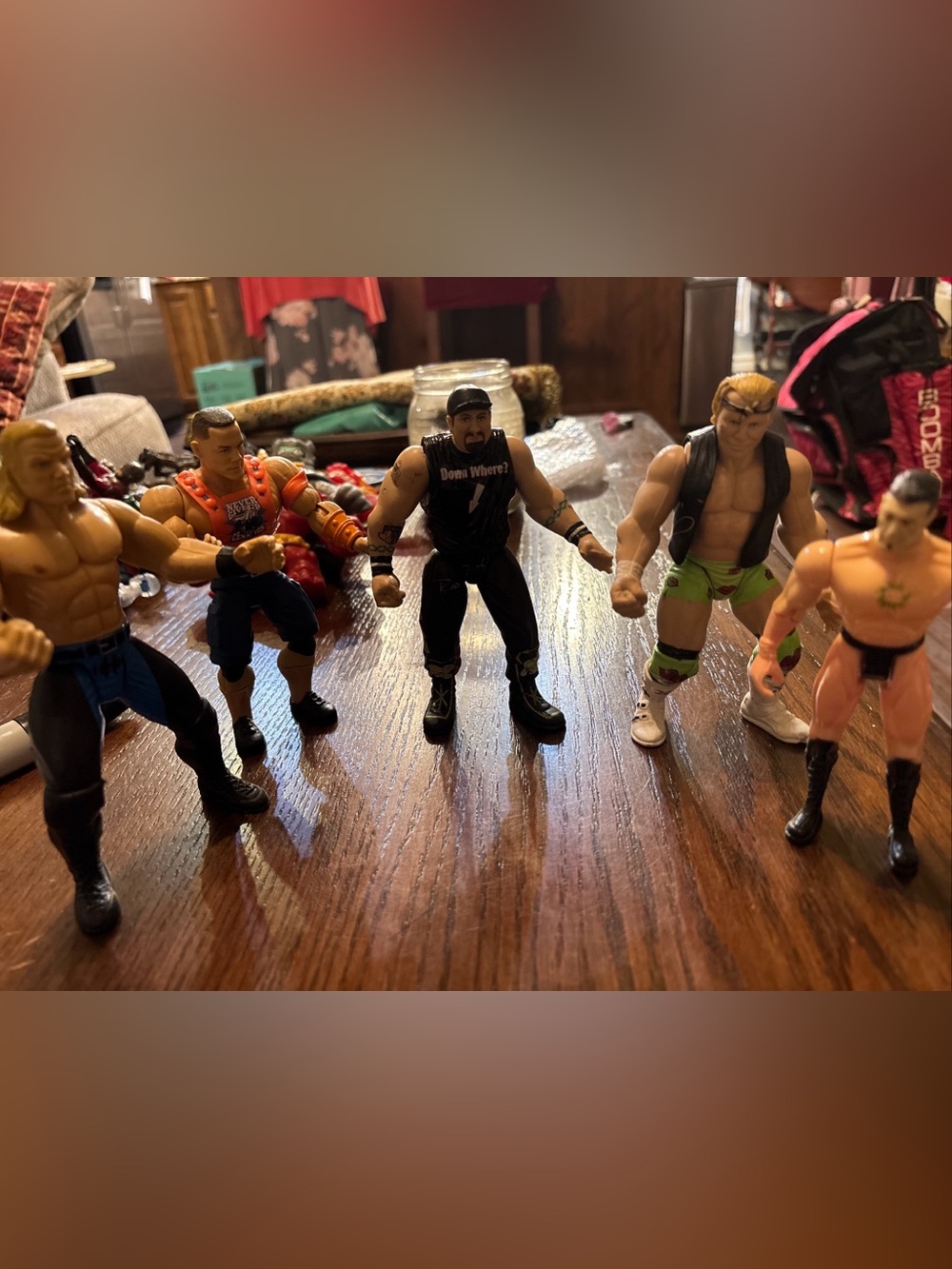 WWE Wrestling Figure Lot of 5 John Cena Triple H Batista Road Dogg Billy Gunn